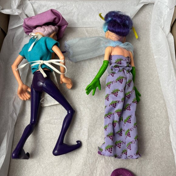 Strawberry Shortcake Purple Pie Man and Sour Grapes Figurines VTG 80's - Picture 4 of 8